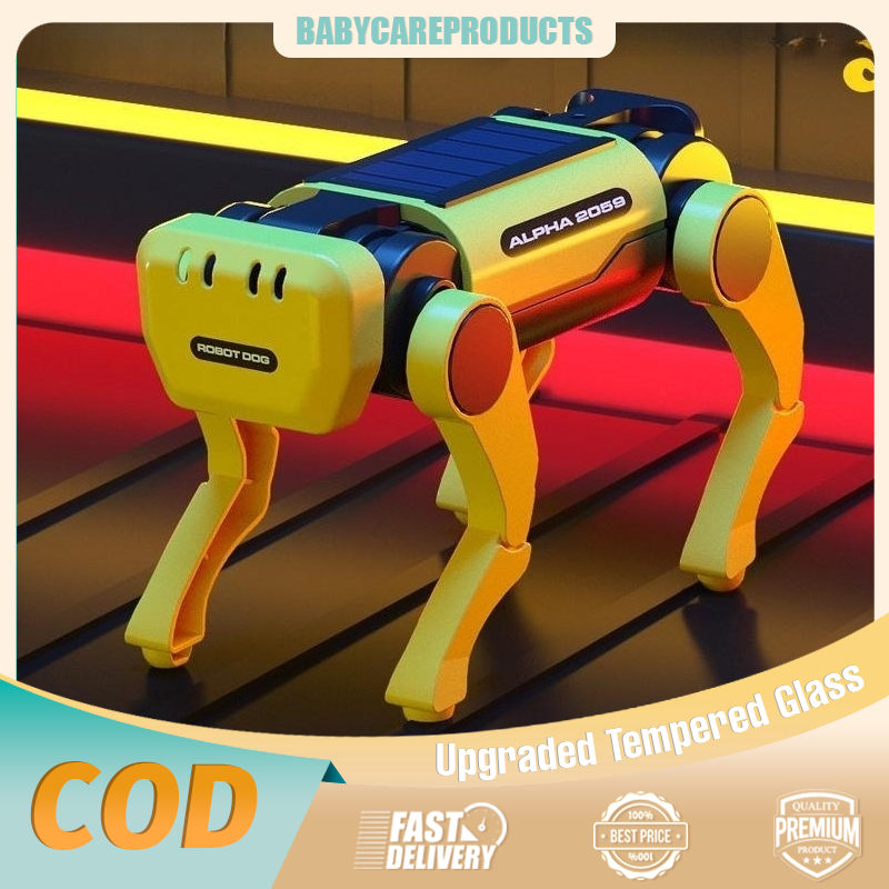 Solar Electric Mechanical Dog Toys For Kids Assemble Educational Toy