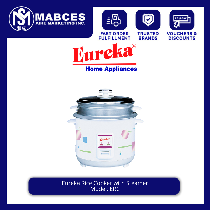 Eureka Rice Cooker with Steamer ERC | Shopee Philippines