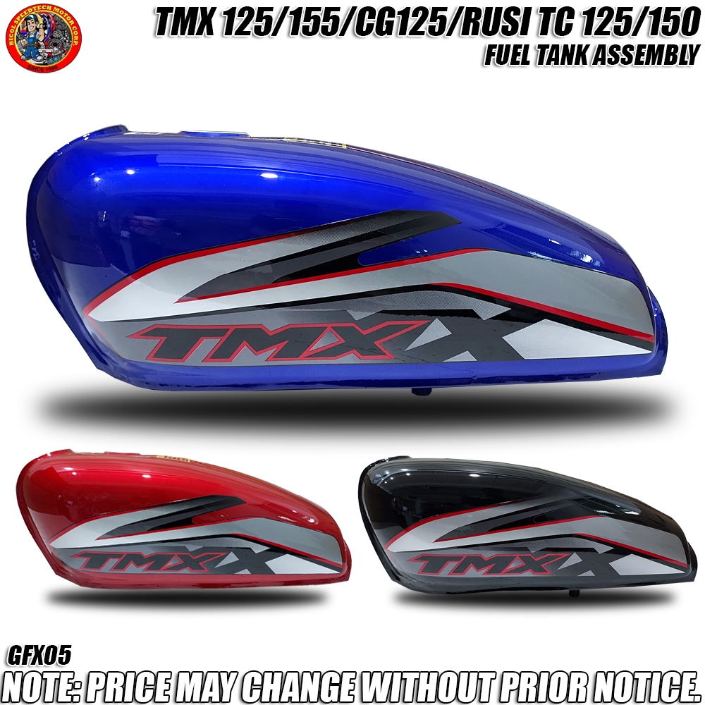 Tmx 125155cg 125rusi Tc 125150 Fuel Tank Assembly Gfx05 Gfx04c Gfx04a Shopee Philippines 0695