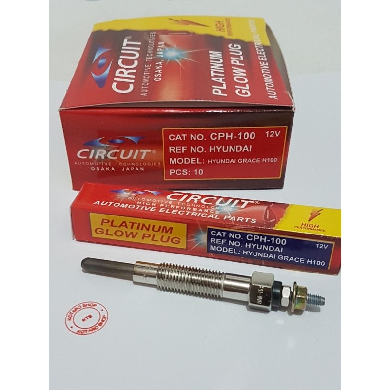 GLOW PLUG FOR HYUNDAI GRACE H100 (CPH100) 12V Shopee Philippines