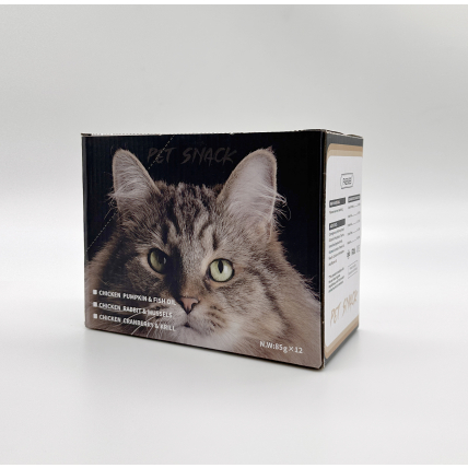 Cat rice chicken and assorted flavors wet food 85g box 12p | Shopee ...