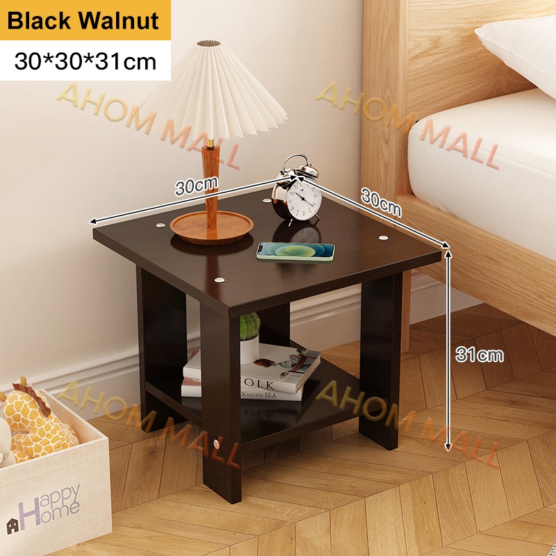 Nordic Bedside Table Small Square Desk Coffee Table Simple Sofa Side ...