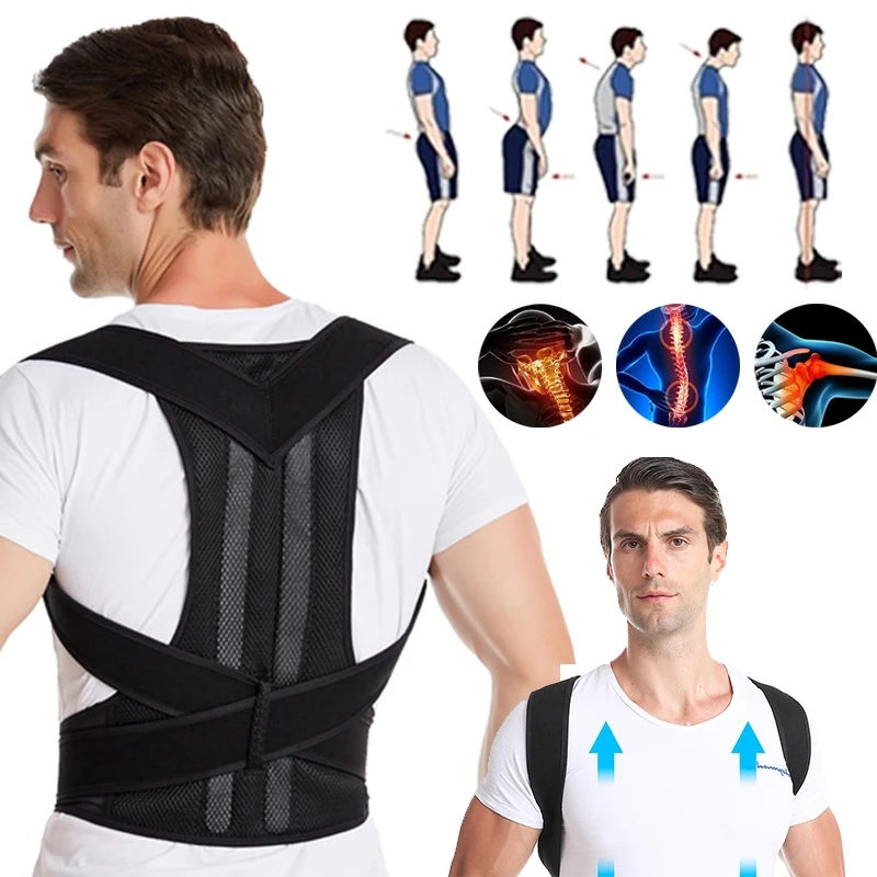 Reinforced Belt Lumbar Column Posture Corrector Vest Adjustable Back