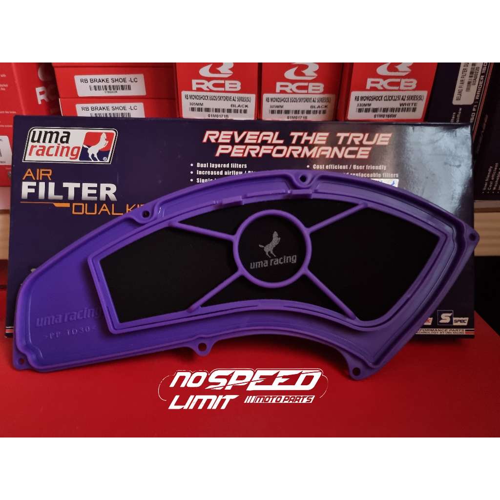 UMA Racing Air Filter Kit for NMAX V1 (WASHABLE) | Shopee Philippines