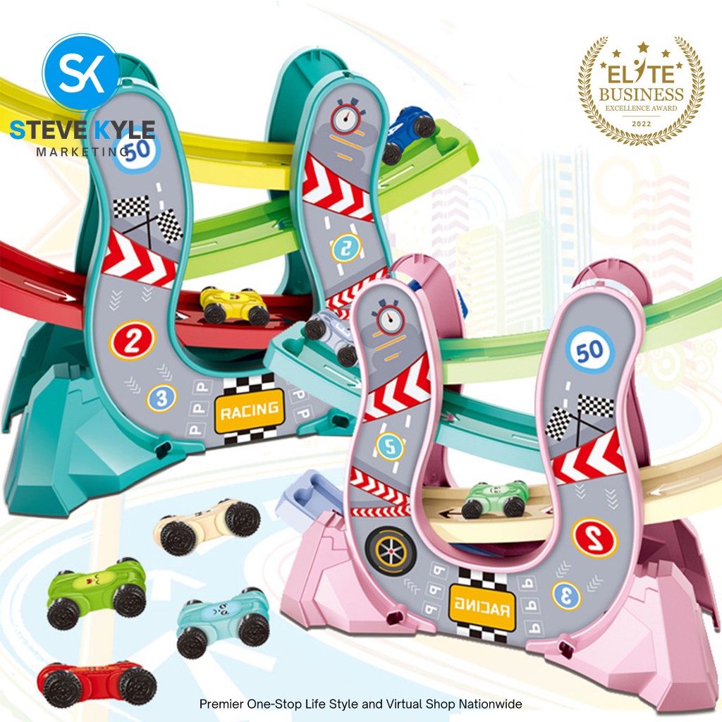 Multilayer Racing Cars Ramp Racer Track With Gliders Little Car For ...