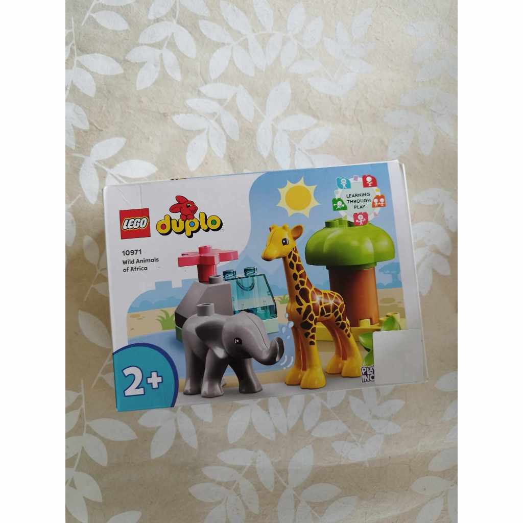 LEGO DUPLO Wild Animals of Africa 10971 Learning Toy with Baby Elephant