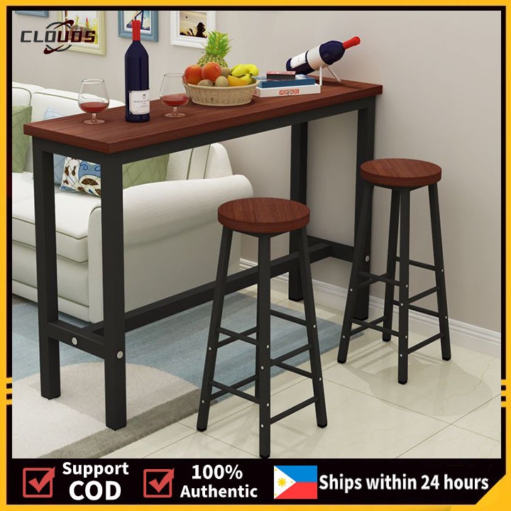 Bar Table And Chair Combination Mini Bar Table + 2 Chairs Set Shopee Philippines