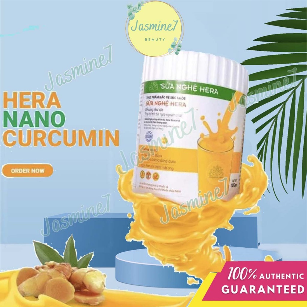 HERA NANO CURCUMIN MILK 100g Good for stomach ulcer, bloating and