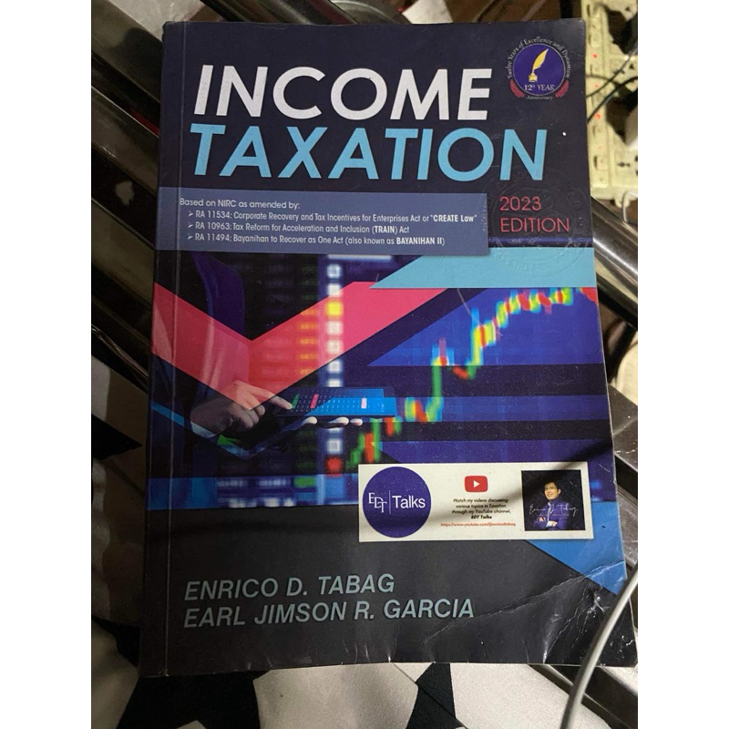 Taxation Book Tabag 2023 Shopee Philippines