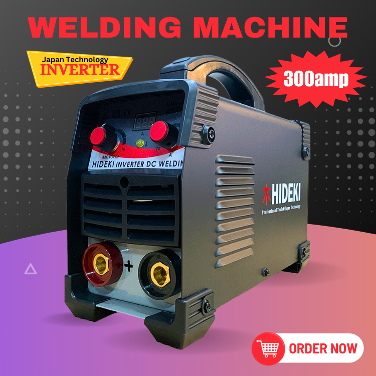 HIDEKI Japan Welding Machine 300amperes Heavy Duty Portable Inverter