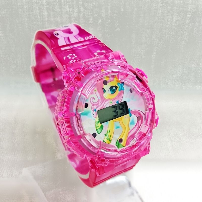 COD My Little Pony Character Girls Watch With Light and Music | Shopee ...