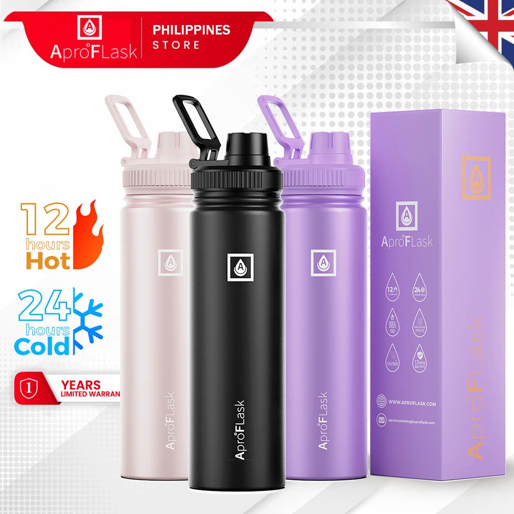 Apro°Flask 22oz/32oz Tumbler Hot and Cold Water Bottle Vacuum Insulated ...