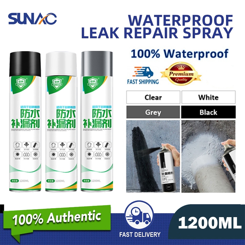 Sealant Spray Waterproof1200ml Transparent Waterproof Flexible Rubber