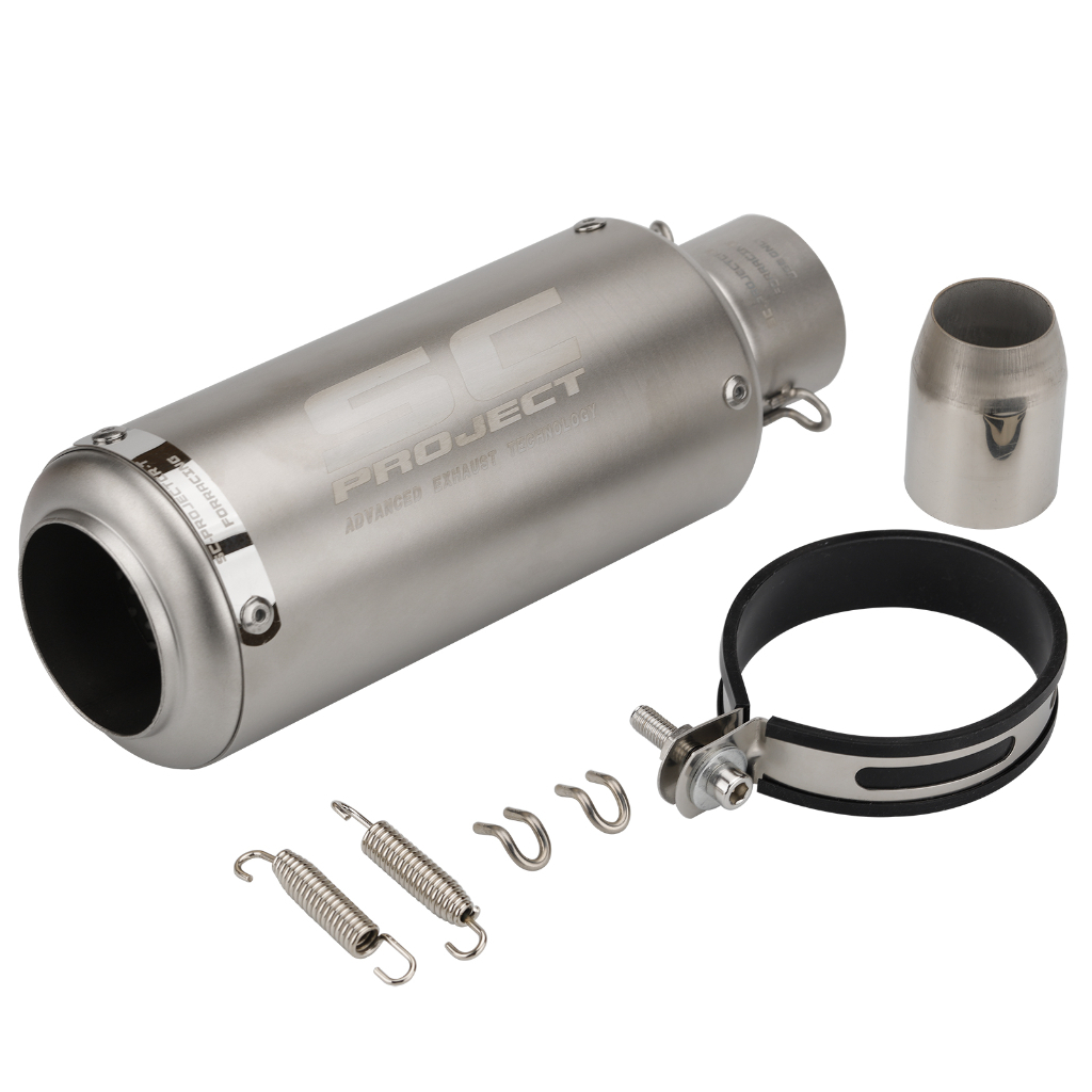 SC Universal 51mm Motorcycle Exhaust Pipe Locomotives Professional ...