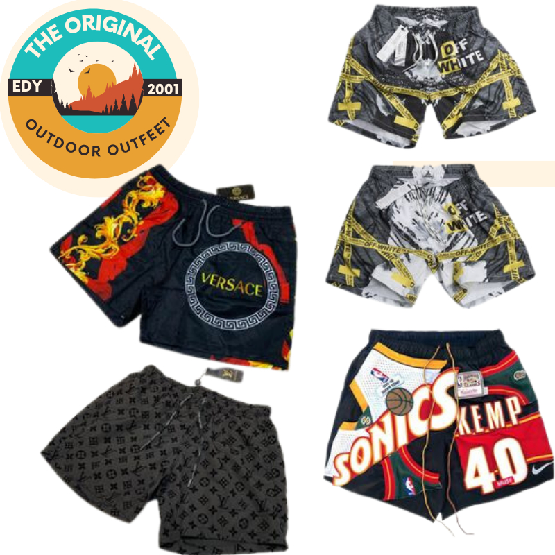 5 pcs assorted shorts for men for only 100 /plane /printed/taslan/cargo ...