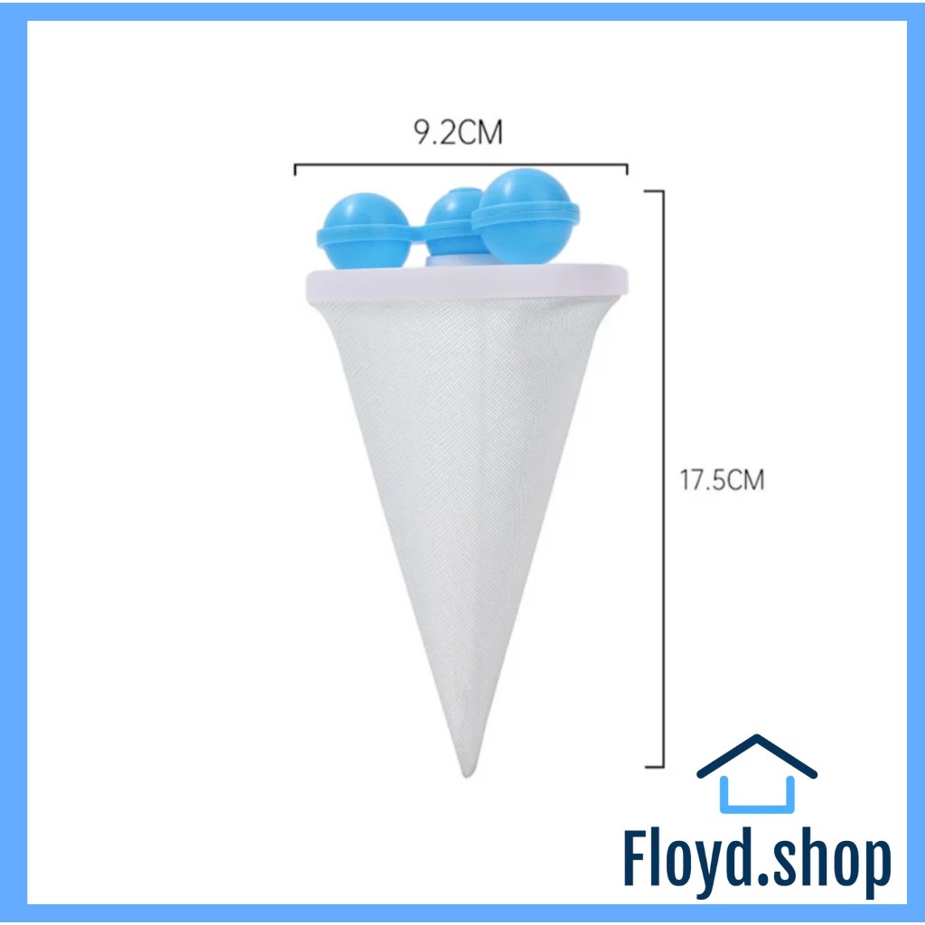 FLOYD Washing Machine Hair Filter Cleaning Mesh Bag Floating Pet Hair ...
