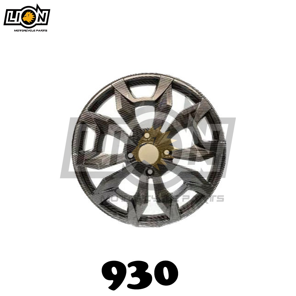 LION Motorcycle Tricycle Side Wheel Mags/Rims 17 Inches Carbon | Shopee ...