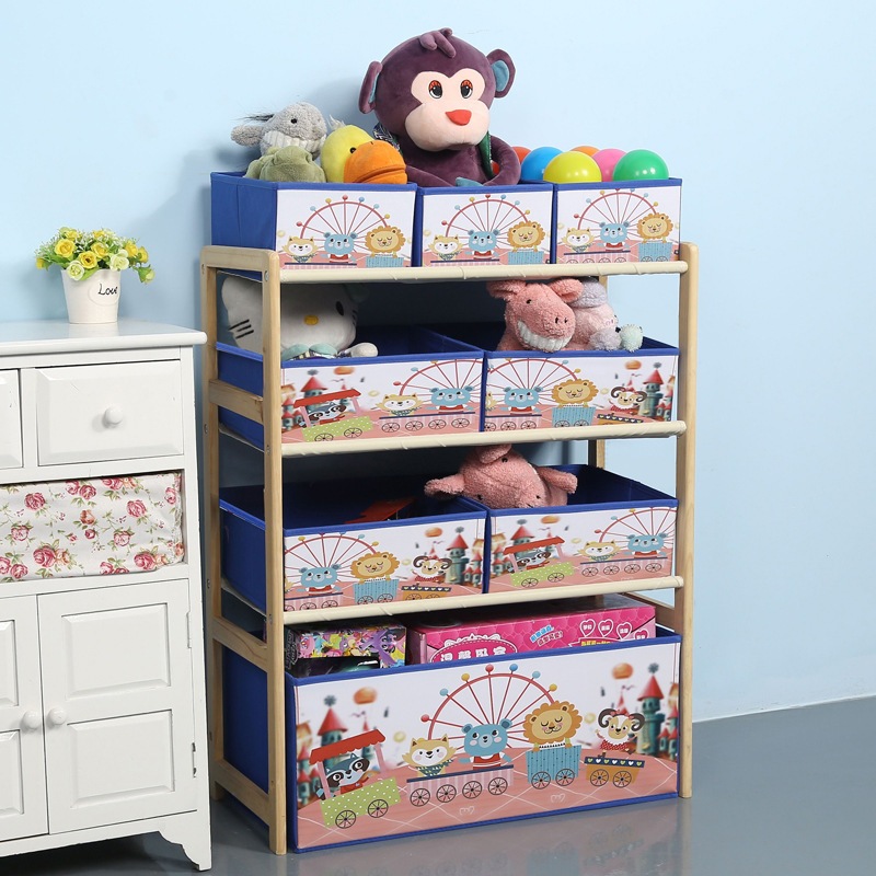 [COD] Kids Toys Storage Rack Toys Storage Organizer Baby Room Bookshelf ...