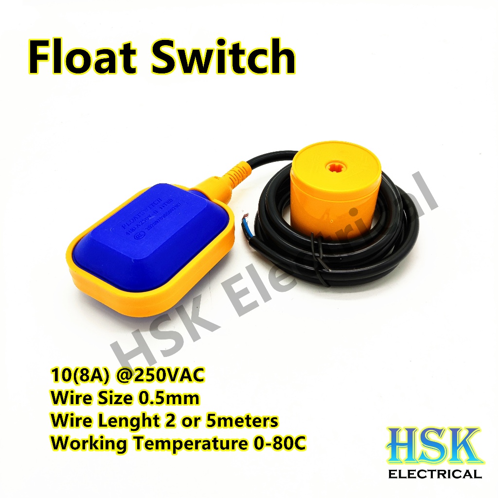Square 2 Meter /5 Meter Float Switch Submersible pump switch Water pump switch Shopee Philippines