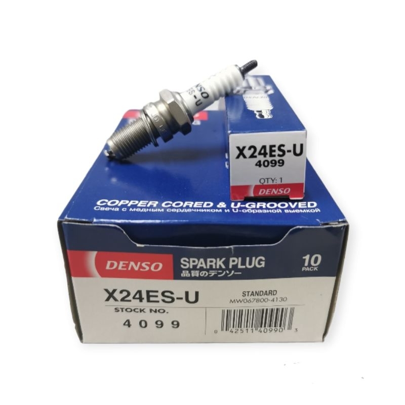 DENSO X24ES-U Spark Plug 10pcs/box | Shopee Philippines