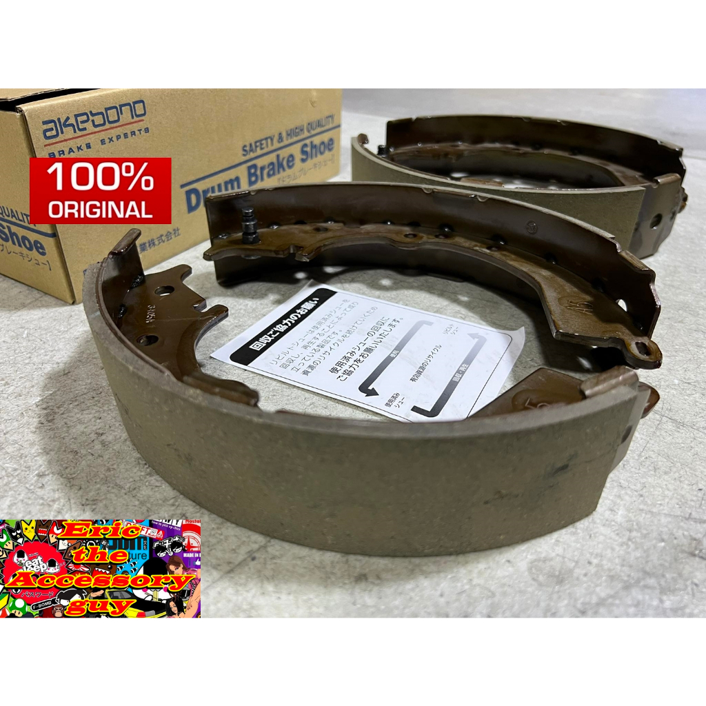 Toyota Innova Rear Brake Shoe for 2005-2011 models (Original Akebono ...