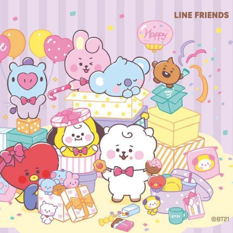 BT21 Japan Fluffy Party Collection | Shopee Philippines