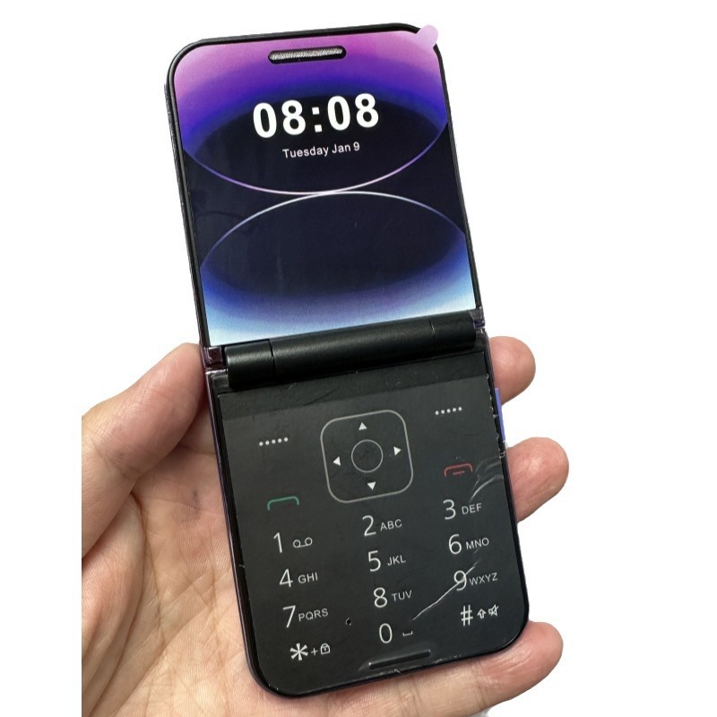 【Fast Deliver】Original Flip Phone i15 pro Mobile Phone 2G 3G dual card