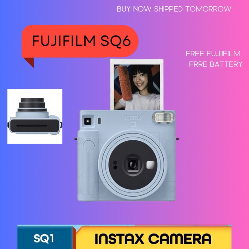 Fujifilm Instax Square SQ1 Instant Film Camera (Glacier Blue)