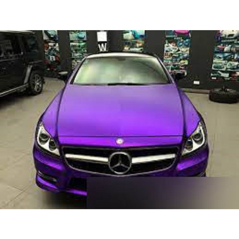 MATTE CHROME VIOLET CAR WRAP STICKER !!! HIGH QUALITY !!! | Shopee ...