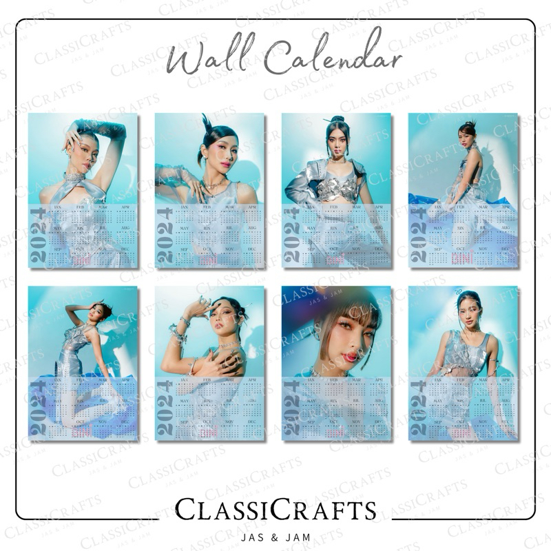 2024-wall-calendar-bini-a4-size-shopee-philippines