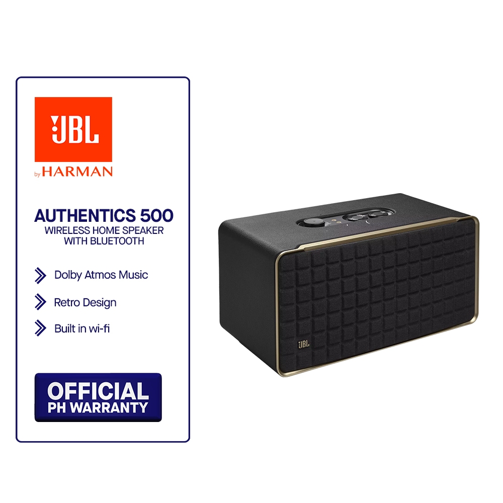 JBL Authentics 500 Wireless Home Speaker with Bluetooth, Voice