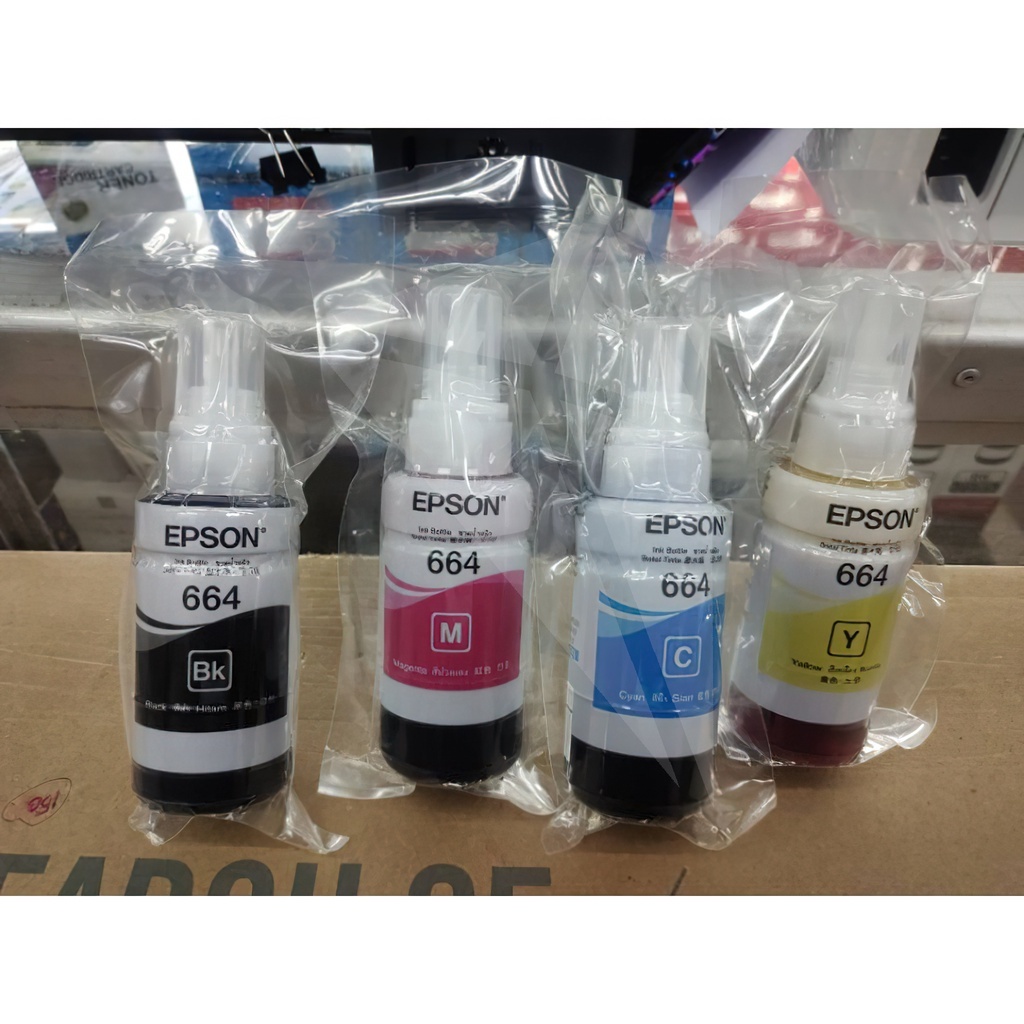 Epson Genuine Refill Ink T664 70ml L120 L655 L605 L565 L550 L486 L455 ...