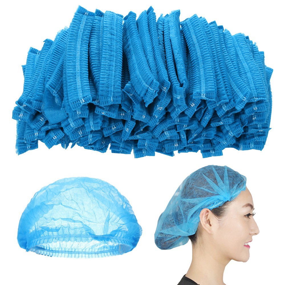 100pcs 100pcs Disposable Hair Head Covers Net Bouffant Caps Hats