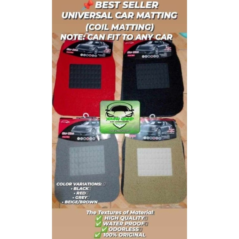 Universal Car Matting Available for All Cars Coil Matting Shopee