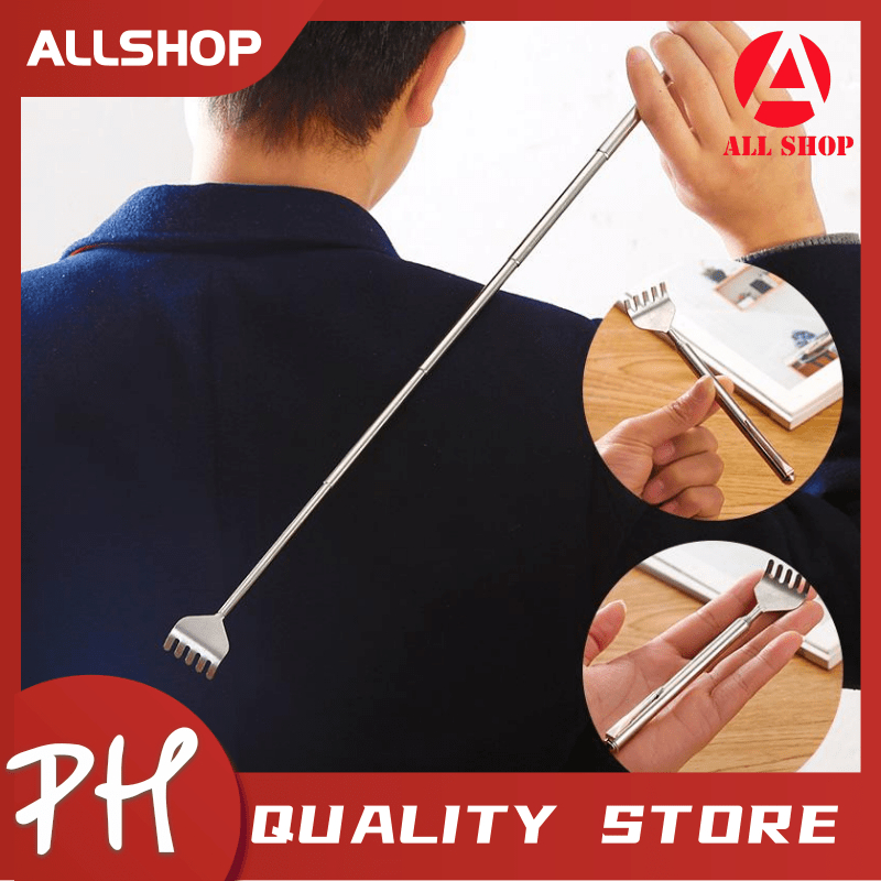 Back Massage Tools Stainless Steel Telescopic Scratcher