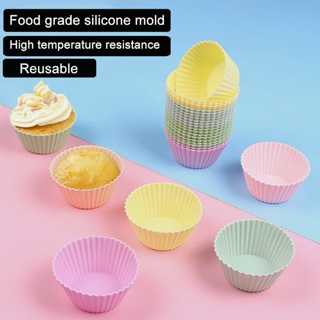 1PC Silicone Mold Heart Muffin Cupcake Silicone Forms Cupcake Mold Heat  Resistant Cake Decoration Molds Tools