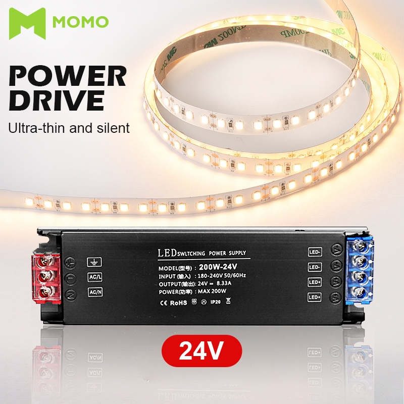 MOMO LED Power Controller Ultra-thin Silent 220V To 24V Transformer ...