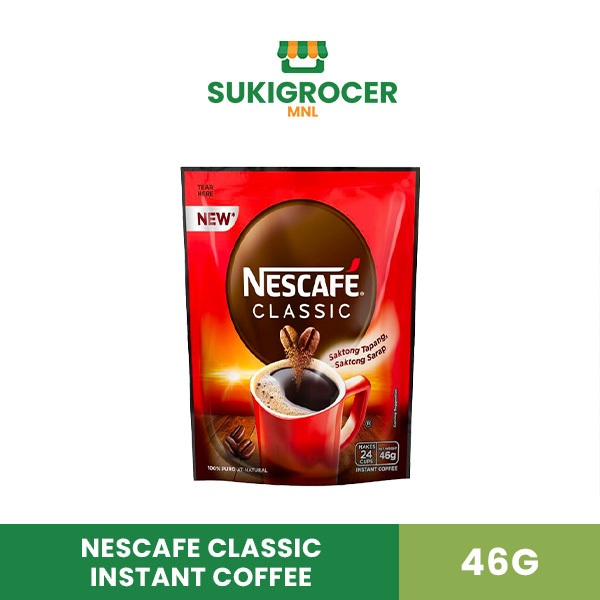 Nescafe Classic Instant Coffee 46g Shopee Philippines