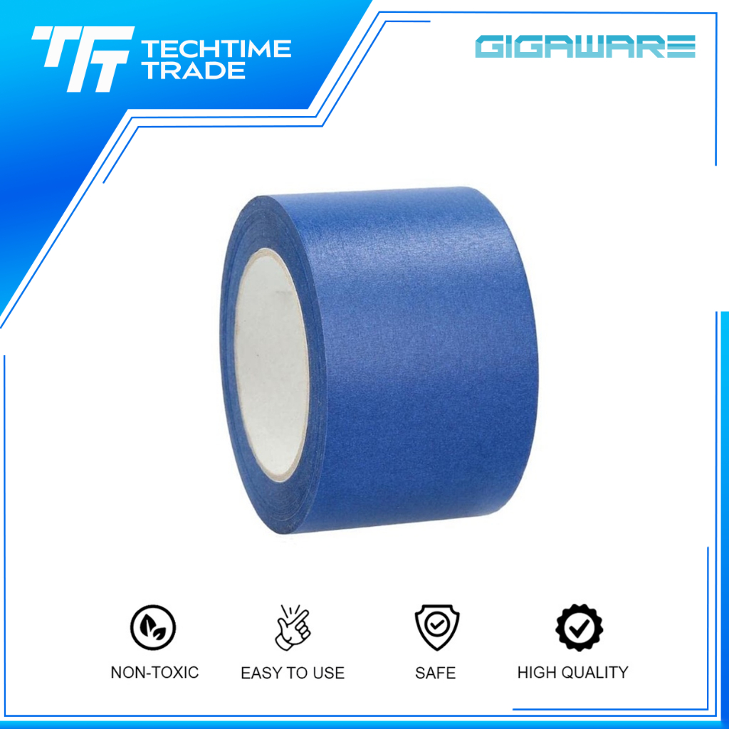 Gigaware Blue Painters Tape 50m Masking Tape for MultiSurface for