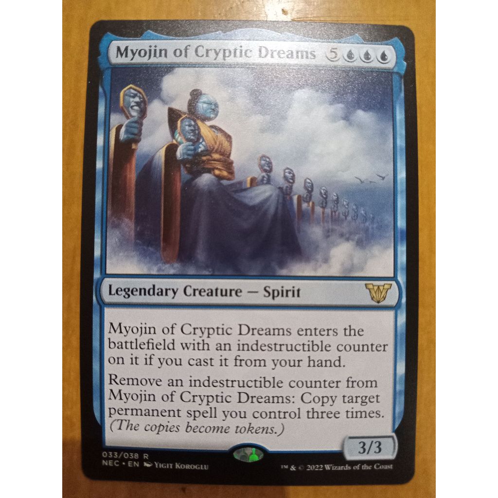 MTG Myojin of Cryptic Dreams Rare Kamigawa: Neon Dynasty NEO Magic: the ...