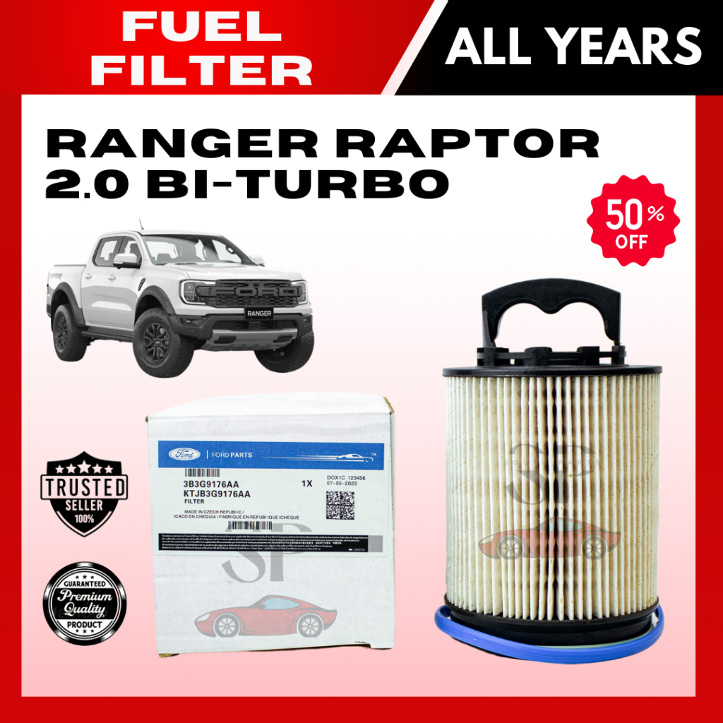 ON SALE! FUEL FILTER for FORD RANGER RAPTOR 2.0 Bi-Turbo (All Years ...