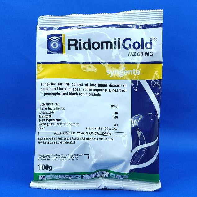 SYNGENTA RIDOMIL GOLD MZ 68 WG METALAXYL M MANCOZEB 100 GRAMS Shopee Philippines