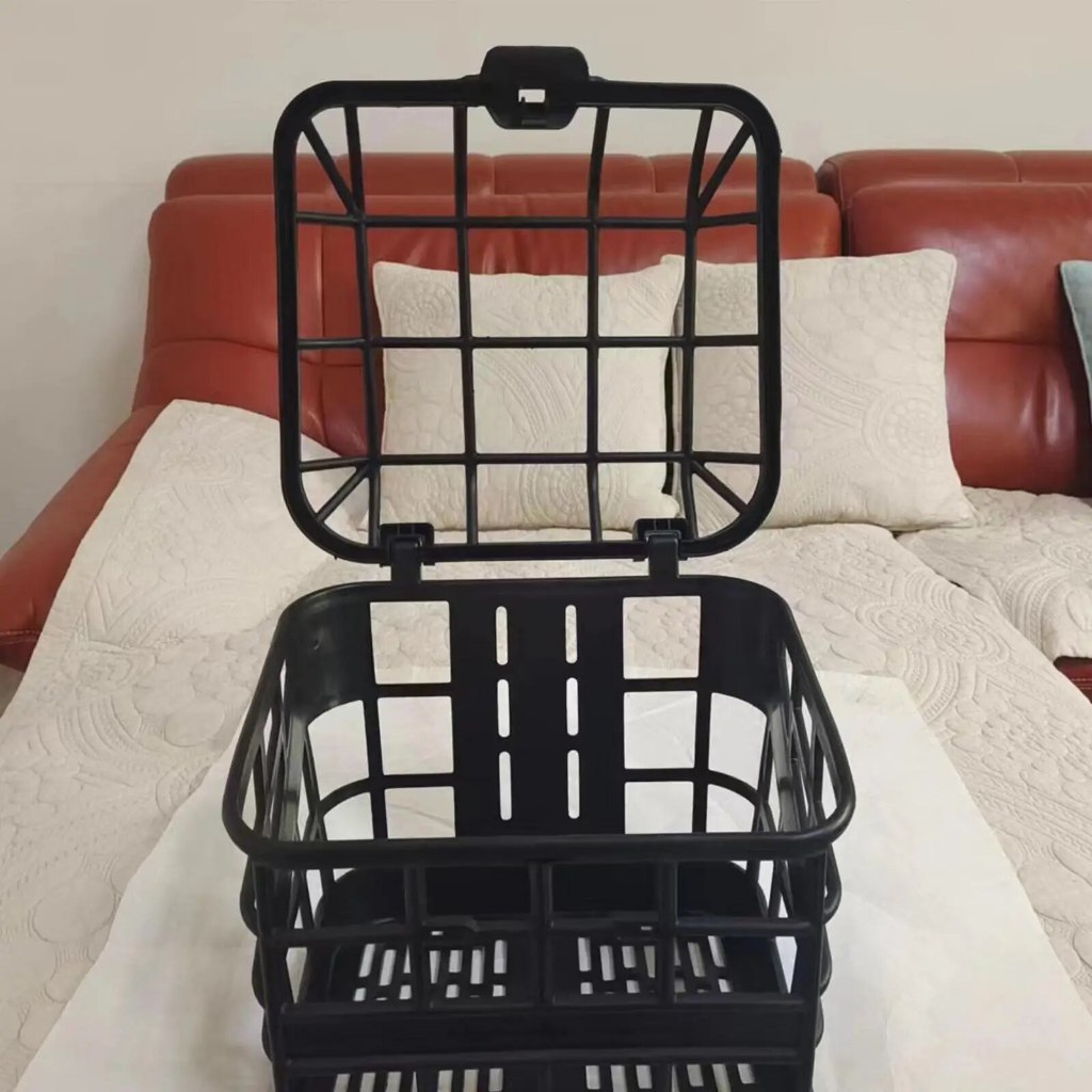 Electric Bike Basket with Cover Scooter Sundries Container Bicycle Basket EBIKE BIKE MOTORCYCLE