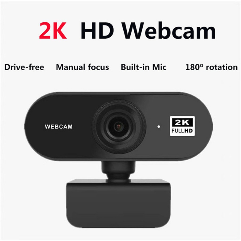 Fuddi Webcam For PC Laptop Home USB Full HD With Mic Video Call For PC ...