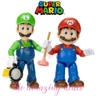 Nintendo The Super Mario Bros. Movie Mario Figure With Plunger