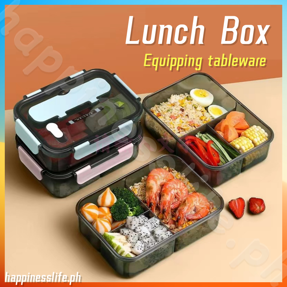 1100ml/1500ml Lunch Box Sealed Insulated Plastic Microwave Bento Box ...