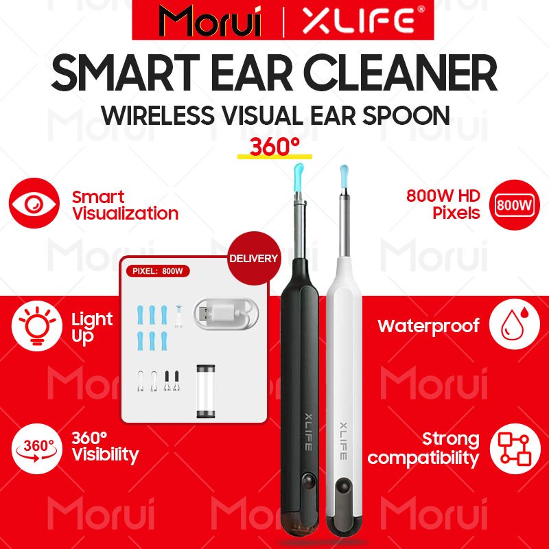 MORUI XLIFE X1 Wireless Visual Ear Cleaner Ear Wax Remover Ear Stick