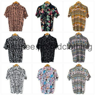 Premium Quality Buttondown Polo Assorted Printed Hawaiian Floral ...