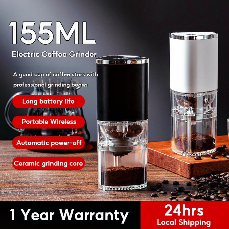 Portable Automatic Coffee Grinder Electric Adjustable Grinding Coffee