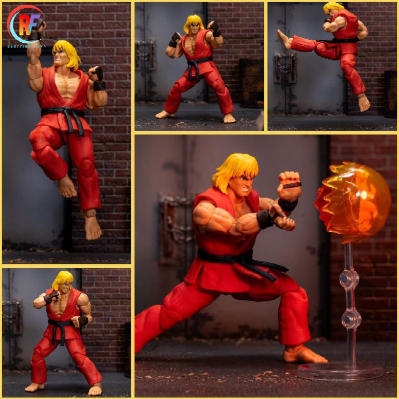 In Stock] Jada Toys Ultra Street Fighter II Ken 6-Inch Action Figure